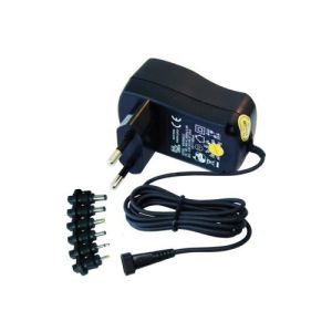 Voeding stekker model  600 mA. 3/4.5/5/6/7.5/9/12v+6stekker