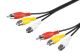 AUDIO KABEL 3XCINCH MALE<<>>3XCINCH MALE 10MTR BULK