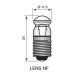 LAMPJE E10- 2.2V 250mA 0.55W MET LENS AFMETING:24X12MMØ