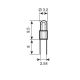 BI-PIN-LAMPJE 18V 26mA T1 RASTER:2.54