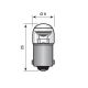 NEON LAMPJE BA9S 240VAC 1.5mA MET REFLECTOR