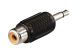 3.5mm MONO verloopadapter CINCH M/F