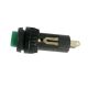 DRUKSCHAKELAAR RAFI 1XMAAK GROEN 250VAC 0.1A AFMETING:30X11M