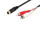 S-VHS/CINCH KABEL 5MTR.