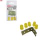 Led 8mm geel 5 stuks Kemo