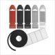 Klittenband Roll- Label-zwart- lengte 3 mtr label the cable