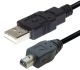 USB2.0 A verloopkabel USB-mini 8-pin  M/M 1.8mtr*