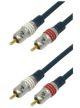 Cinch verbindingskabel Cinch 2x M/2x M 10m verguld*
