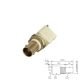 BNC chassisdeel print 50 ohm verticaal