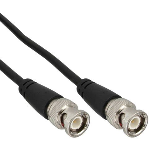 BNC verbindingskabel male <> male RG59 75 Ohm 15 mtr