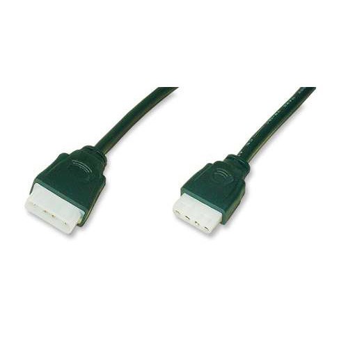 Power Cable. Internal. round. 4 PIN M/F. black. 0.6M*