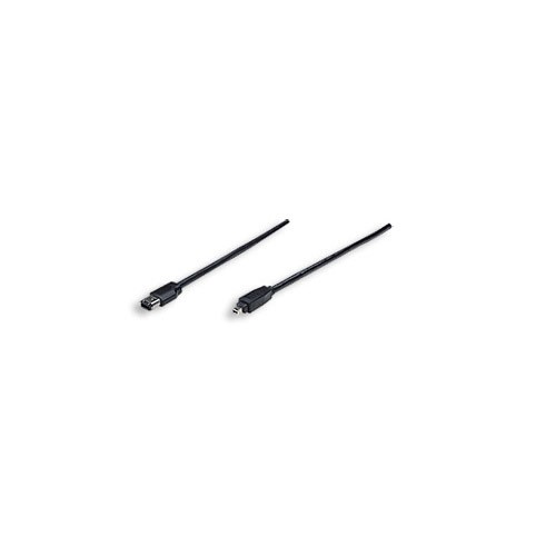 Firewire 1394 -4pin verloopkabel 6-pins 3mtr.*