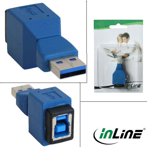 USB 3.0 A verloopadapter USB B M/F