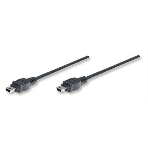 USB 2.0 MINI B verbindingskabel  MINI B. M/M 1.8mtr