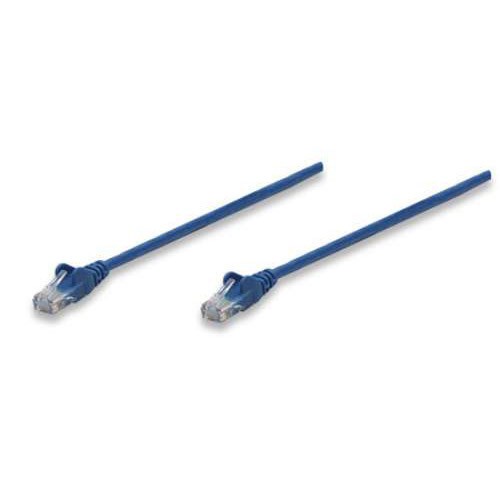 Cat5e U-UTP patchkabel Cu 0.30mtr Blauw*