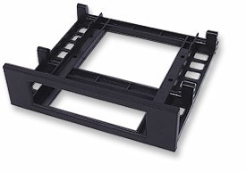 Floppy drive 3,5" montage rack zwart*