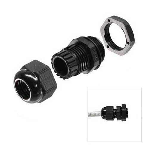 Trekontlasting  ip68  zwart rond draaddikte:4-8.0mm Pg-9