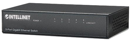 Netwerk Switch Gigabit 5-poort Desktop Intellinet