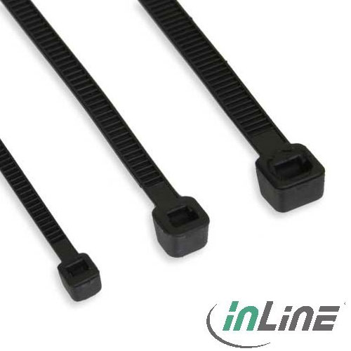 Kabel bundelband /Tie-Wrap 100x2.5mm Zwart per 100 stk