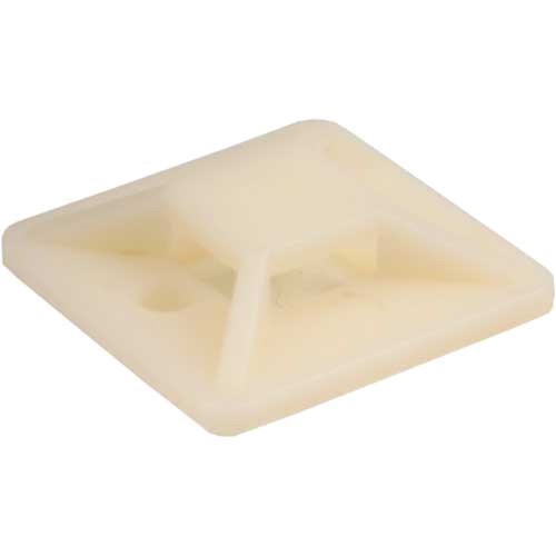 Plakvoet voor bundel band 20x20mm naturel per 10