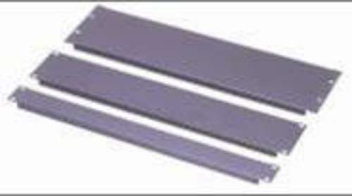19" 1-U gesloten Paneel RAL 7035 grijs*
