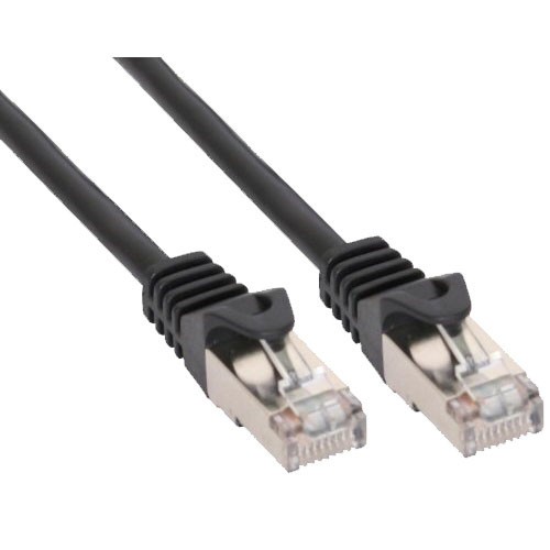 Cat5e U-UTP patchkabel Cu 10mtr Zwart Inline*