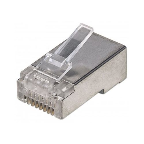 Cat5e RJ45 connector 8P8C voor installatie (stp) kabel 3-vou