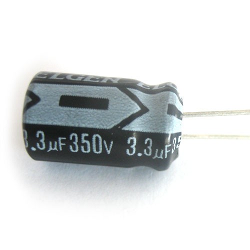 *ELCO RADIAAL STAAND 3.3uF 350V