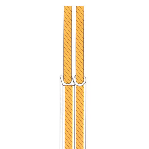 Luidsprekerkabel 2x 1.50 transparant 10.00 mtr*