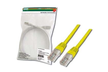 Cat5e U-UTP patchkabel Cu 1.0mtr Geel Digitus
