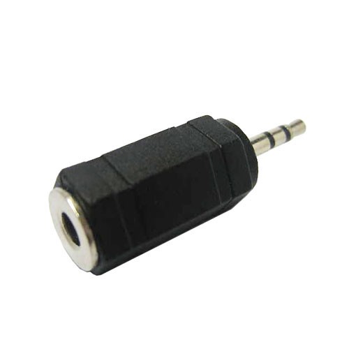 2.5 STEREO verloopadapter  3.5 STEREO M/F
