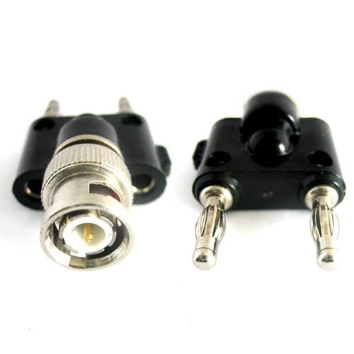 BNC verloopadapter 2X BANAAN M/F