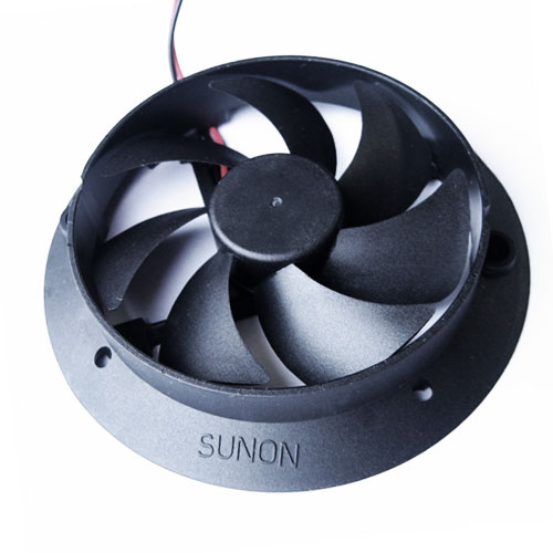BLOWER 12VDC  2300RPM 16.1dBA afmeting 84.9x15.4mm rond
