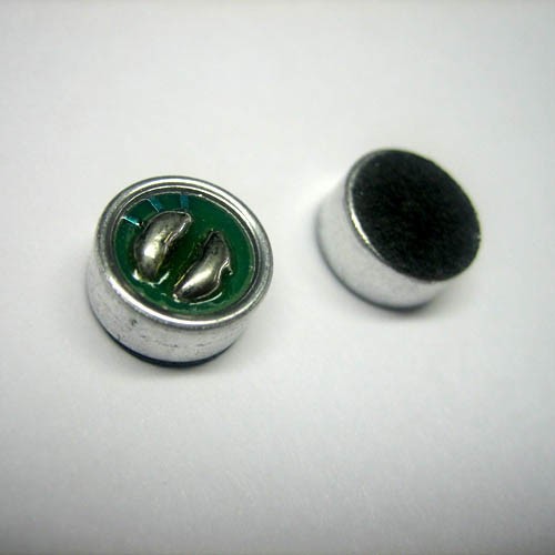MICROFOON ELEMENT ELECTRET 9.7X4.5MM 62DB 1-10V