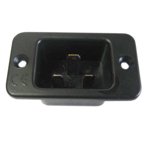 EURO CHASSISDEEL MALE 16A LIGGENDE PENNEN>> FAST-ON-C21