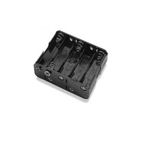 BATTERIJ HOUDER 10X UM3/AA/PENLIGHT DRUKKNOOP AANSLUITING
