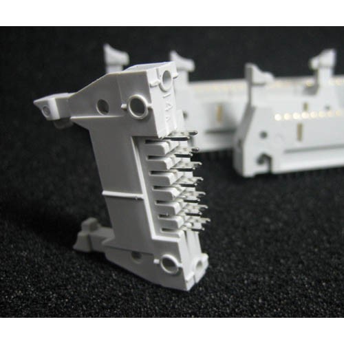 CONNECTOR HEADER RECHT 40POLIG 2X20 MET EJECTORS