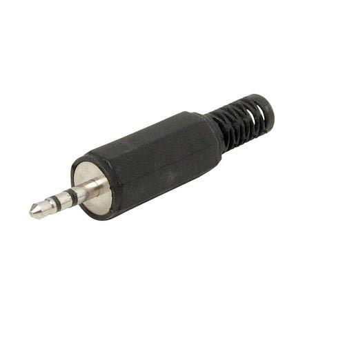 2.5MM STEREO-STEKKER MALE KUNSTSTOF