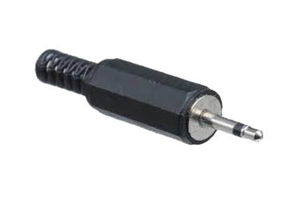 2.5MM MONO-STEKKER KUNSTSTOF
