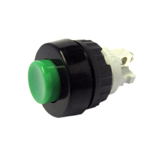 DRUK bouton RAFI 1XVERBREEK 250VAC 0.7A GROEN