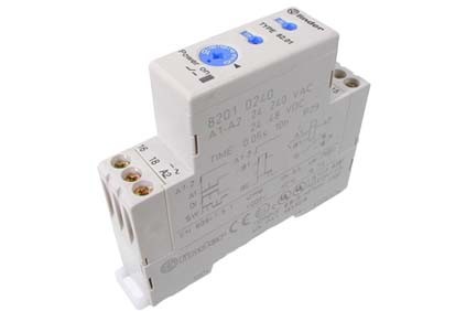 RELAIS TIJD 1XOM 24-48VDC/24-240VAC 5A FUNTIES:ON DELAY. OFF