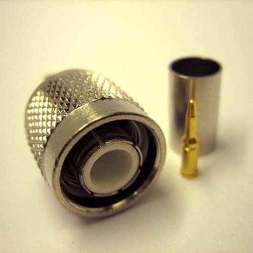 TNC crimp plug male RG58 kabel