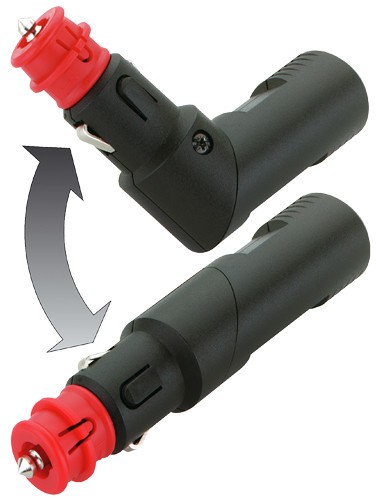AUTO AANSTEKERPLUG MET ADAPTERRING MALE DIN ISO 4165NORM MAX
