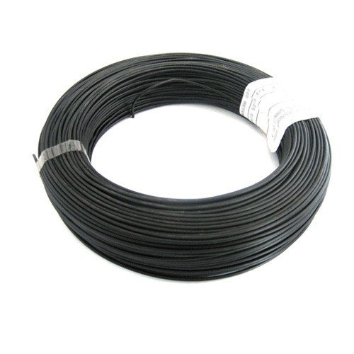 PVC-MONT.SNOER 0.7MM2 ZWART*