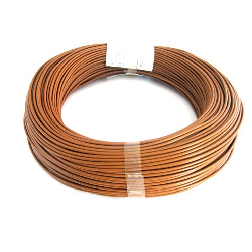 PVC-MONT.SNOER 0.7MM2 BRUIN*
