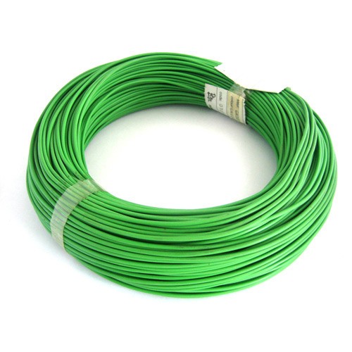 PVC-MONT.SNOER 0.7MM2 GROEN*