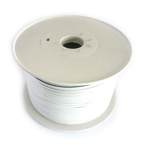 Luidspreker kabel 2x0,75mm² wit 100m haspel
