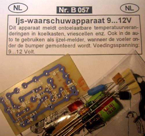 Ijsdetector bouwpakket Kemo*