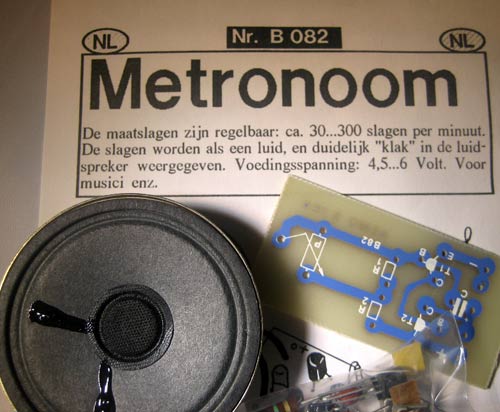 Elektronische metronoom bouwpakket Kemo*