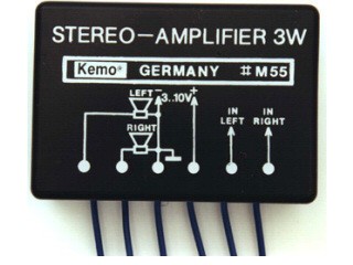 Stereo versterker 3W module Kemo